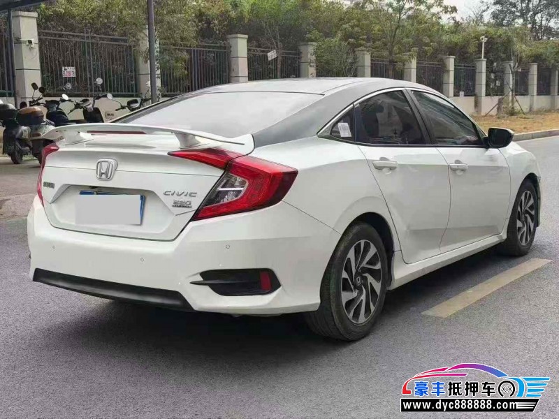 19年本田思域轿车抵押车出售