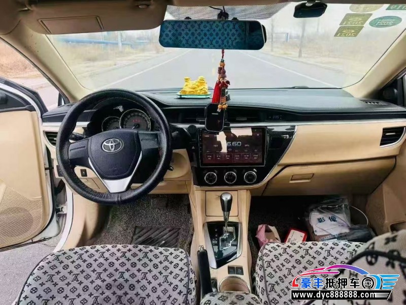 17年丰田雷凌轿车抵押车出售