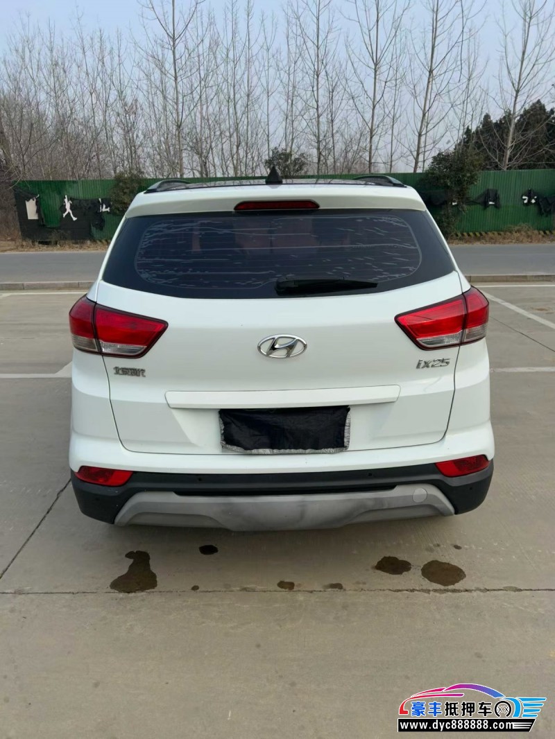 18年现代ix25轿车抵押车出售