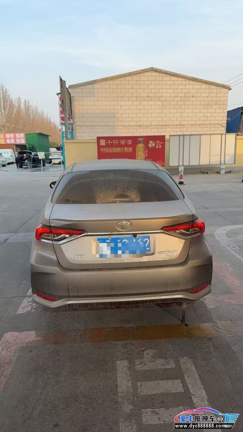 20年丰田卡罗拉轿车抵押车出售