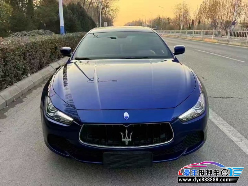 16年玛莎拉蒂Ghibli轿车抵押车出售