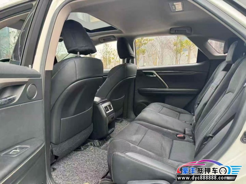 19年雷克萨斯RX轿车抵押车出售