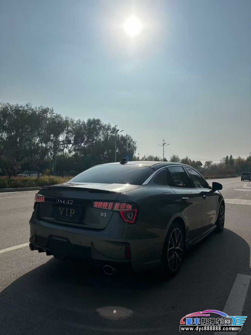 22年领克03轿车抵押车出售