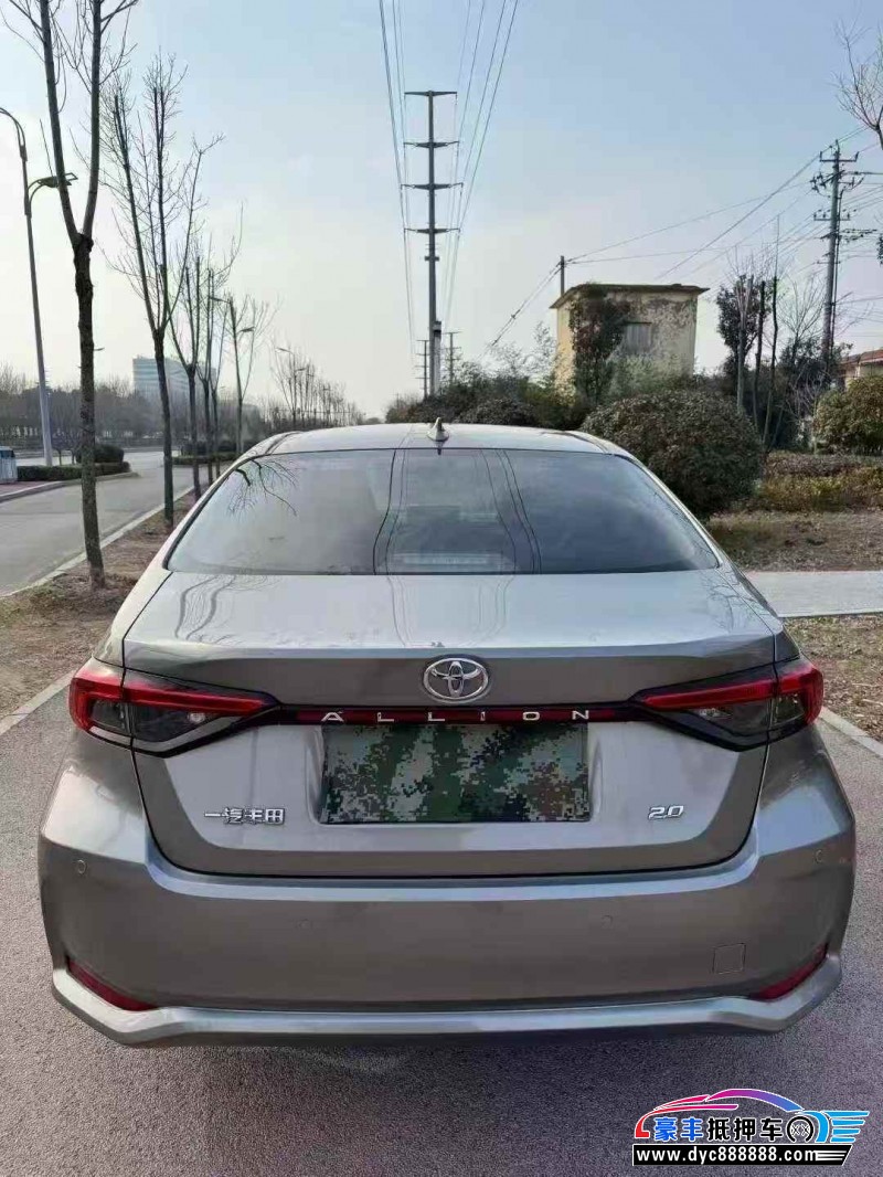 22年丰田亚洲狮轿车抵押车出售