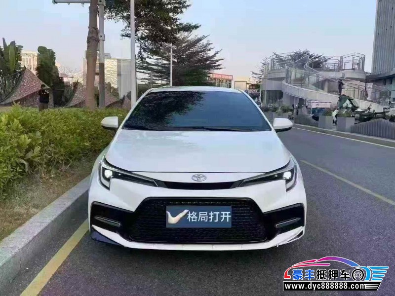 抵押车出售23年丰田雷凌轿车