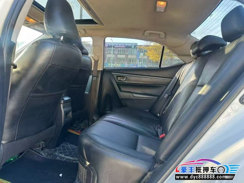 16年丰田卡罗拉轿车抵押车出售