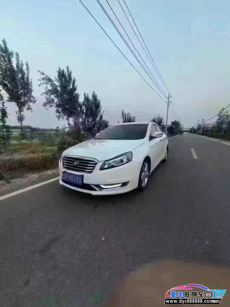 17年奔腾B70轿车抵押车出售