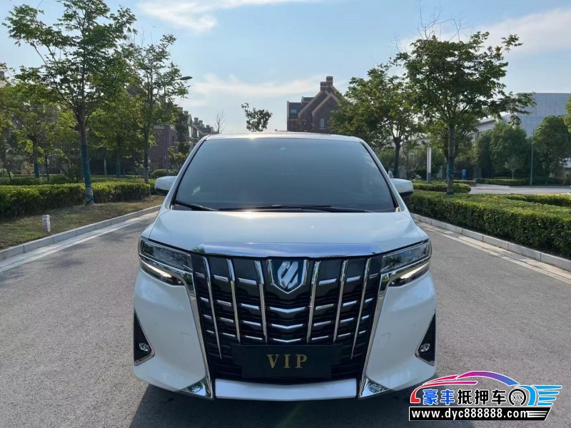 抵押车出售21年丰田埃尔法轿车