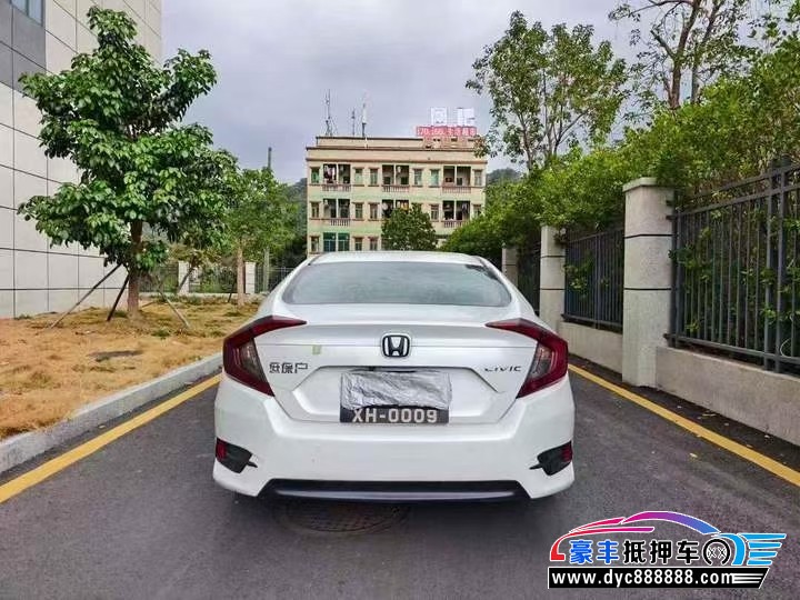 19年本田思域轿车抵押车出售