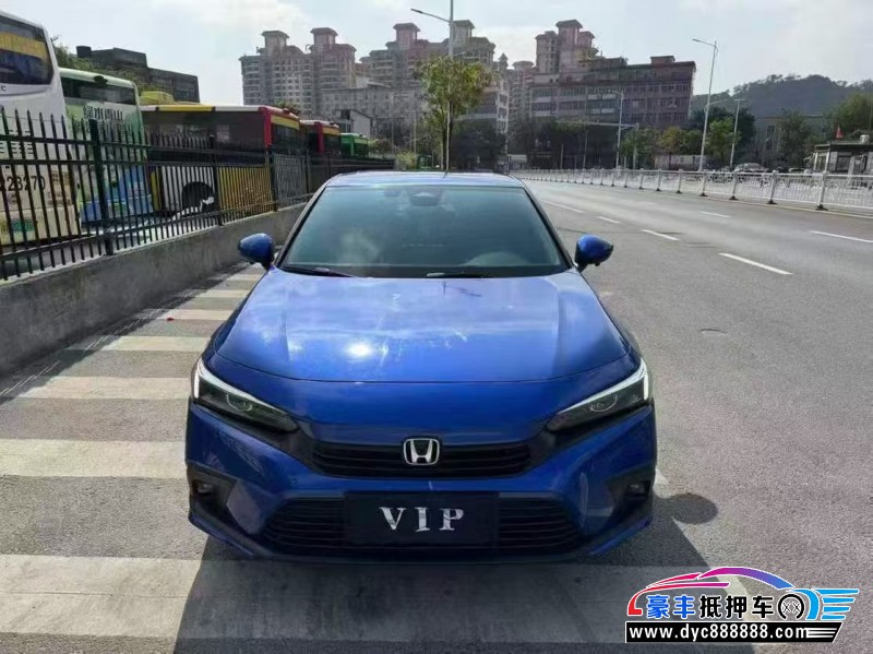 22年本田思域轿车抵押车出售