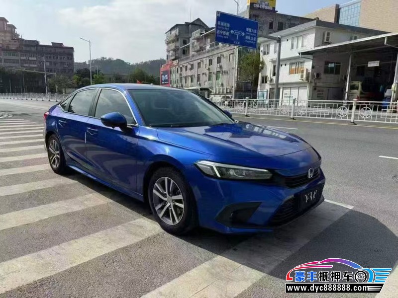 22年本田思域轿车抵押车出售