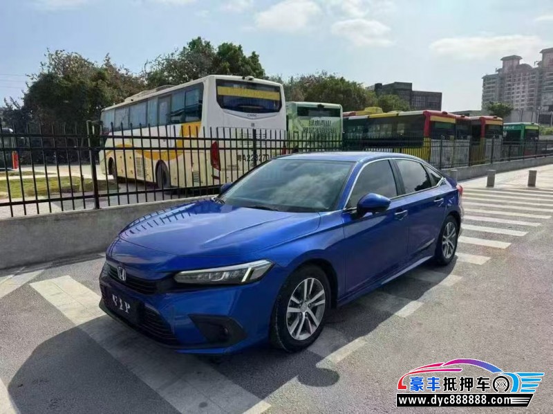 22年本田思域轿车抵押车出售