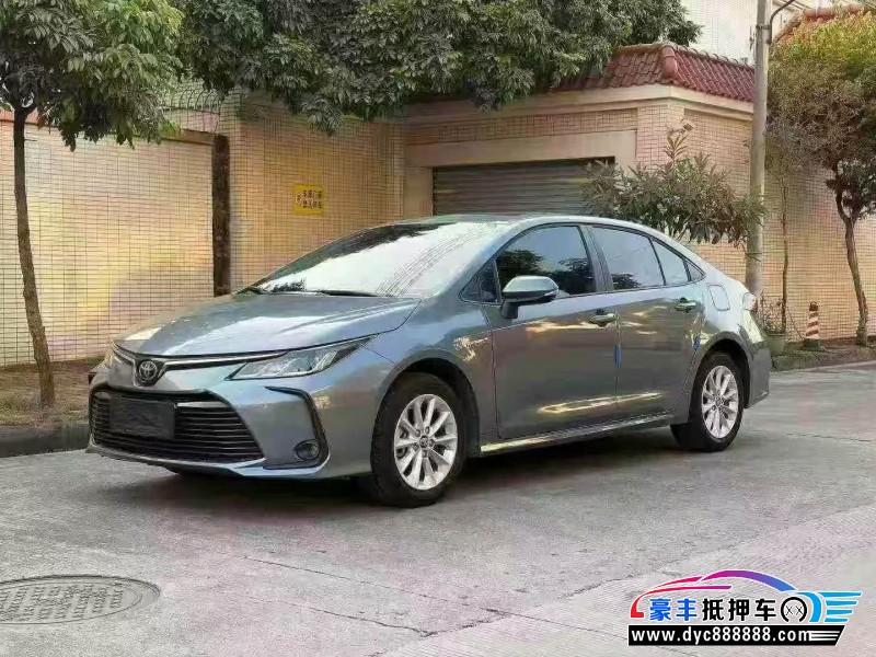22年丰田卡罗拉轿车抵押车出售