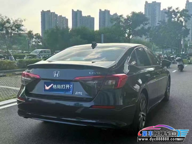 23年本田思域轿车抵押车出售