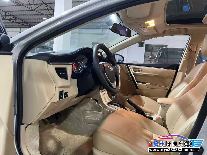 14年丰田卡罗拉轿车抵押车出售