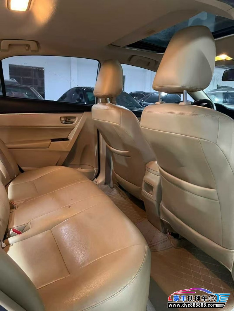 14年丰田卡罗拉轿车抵押车出售