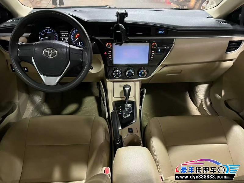 14年丰田卡罗拉轿车抵押车出售