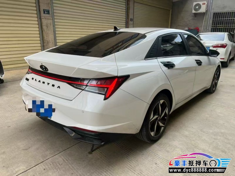 23年现代伊兰特轿车抵押车出售