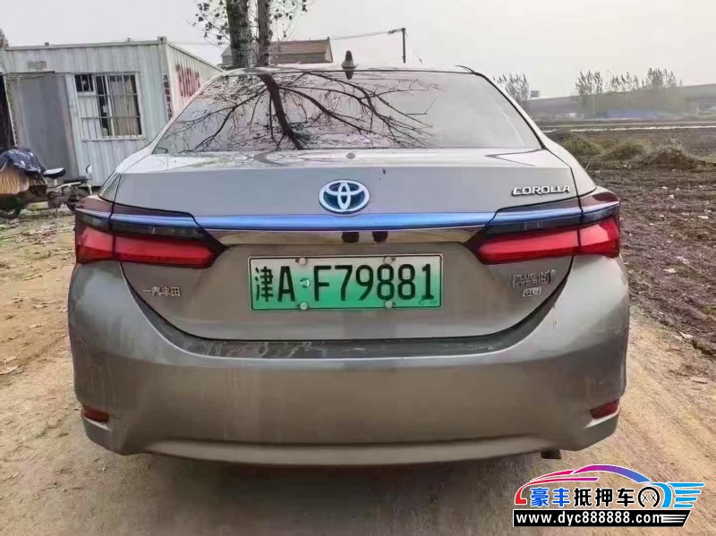 21年丰田卡罗拉轿车抵押车出售