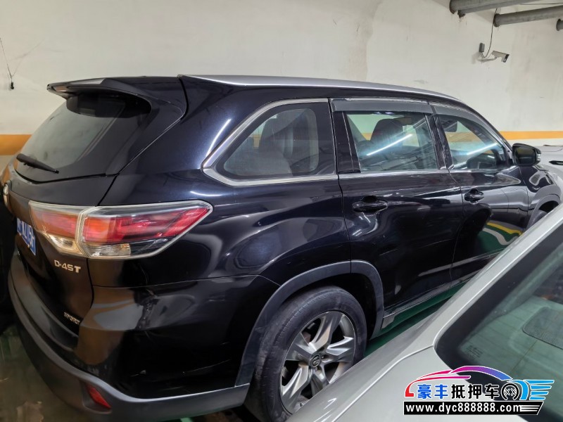 18年丰田汉兰达轿车抵押车出售