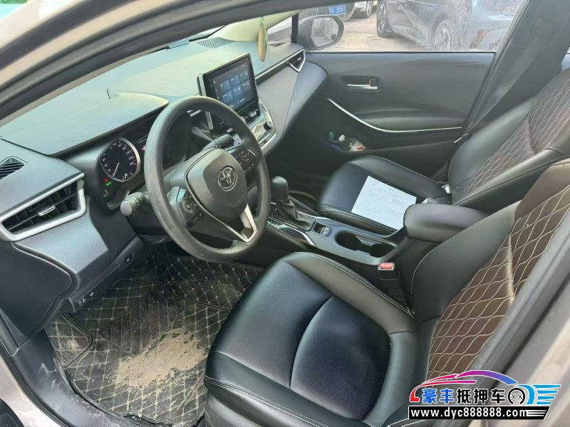 22年丰田卡罗拉轿车抵押车出售