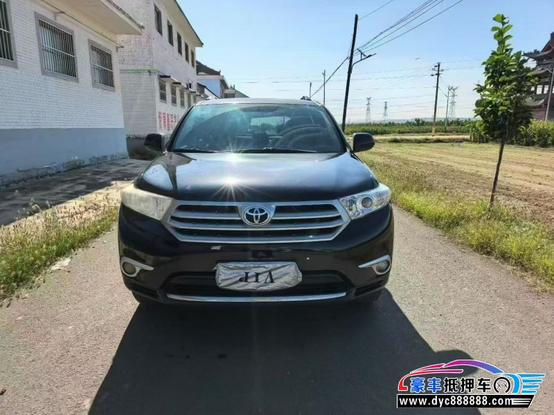 抵押车出售14年丰田汉兰达轿车