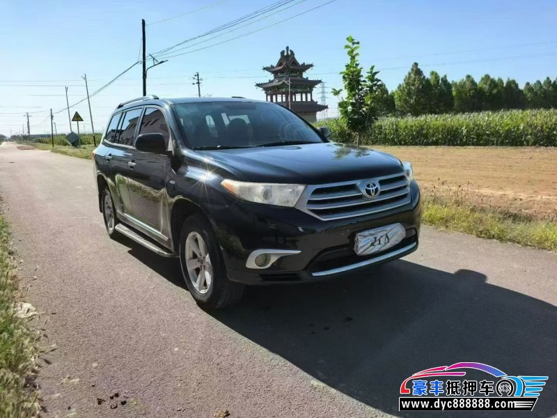 14年丰田汉兰达轿车抵押车出售