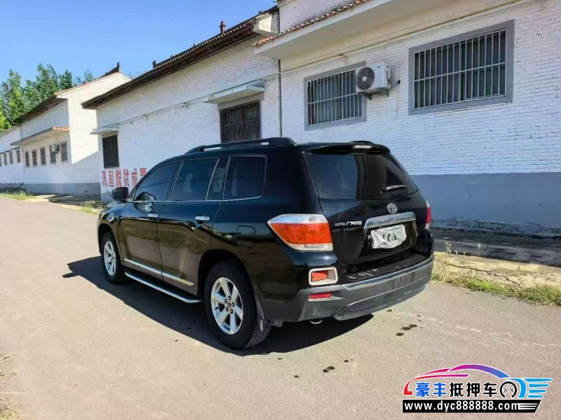 14年丰田汉兰达轿车抵押车出售