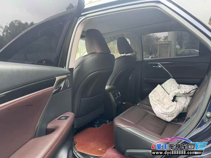 19年雷克萨斯RX轿车抵押车出售