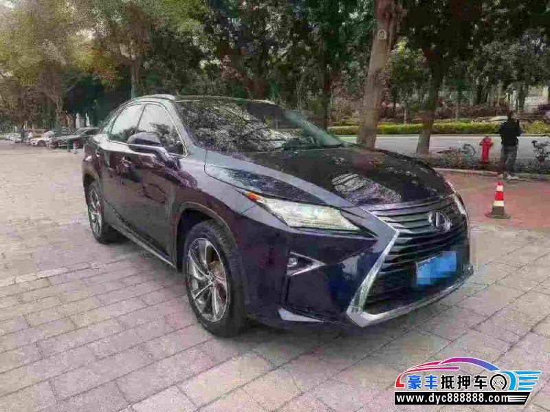 19年雷克萨斯RX轿车抵押车出售