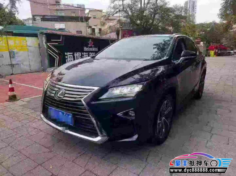 19年雷克萨斯RX轿车抵押车出售