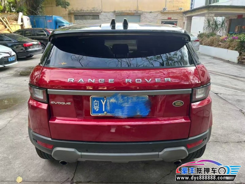 18年路虎揽胜极光轿车抵押车出售