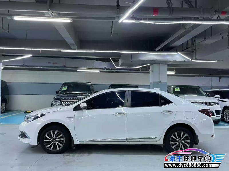 17年丰田卡罗拉轿车抵押车出售