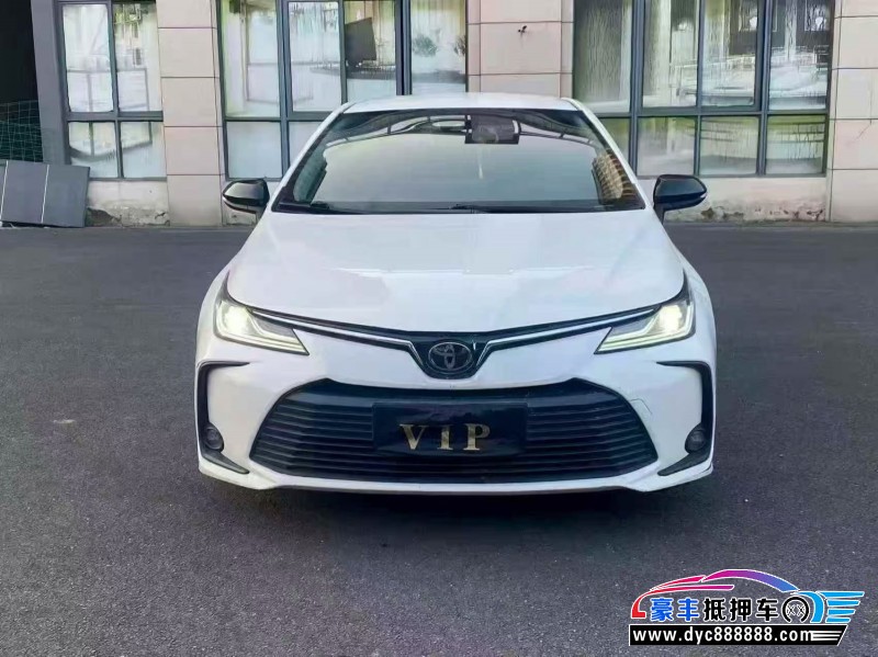 抵押车出售21年丰田卡罗拉轿车