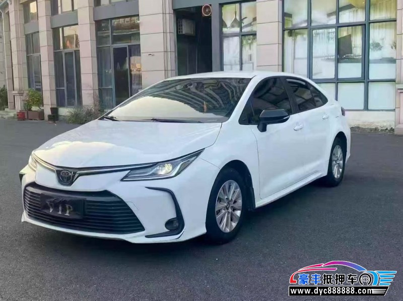 21年丰田卡罗拉轿车抵押车出售