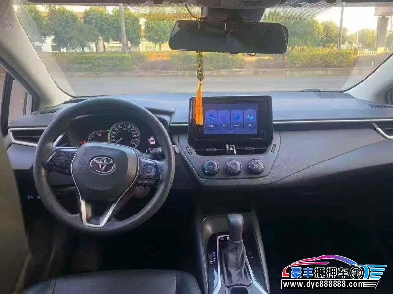 21年丰田卡罗拉轿车抵押车出售