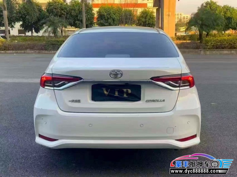 21年丰田卡罗拉轿车抵押车出售