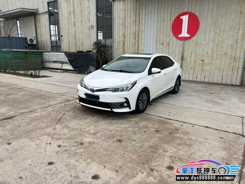 17年丰田雷凌轿车抵押车出售