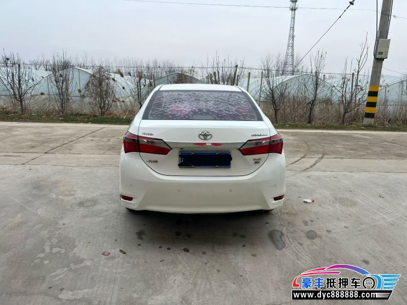 17年丰田雷凌轿车抵押车出售