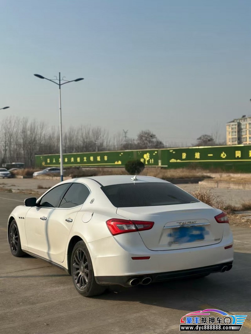 17年玛莎拉蒂Ghibli轿车抵押车出售