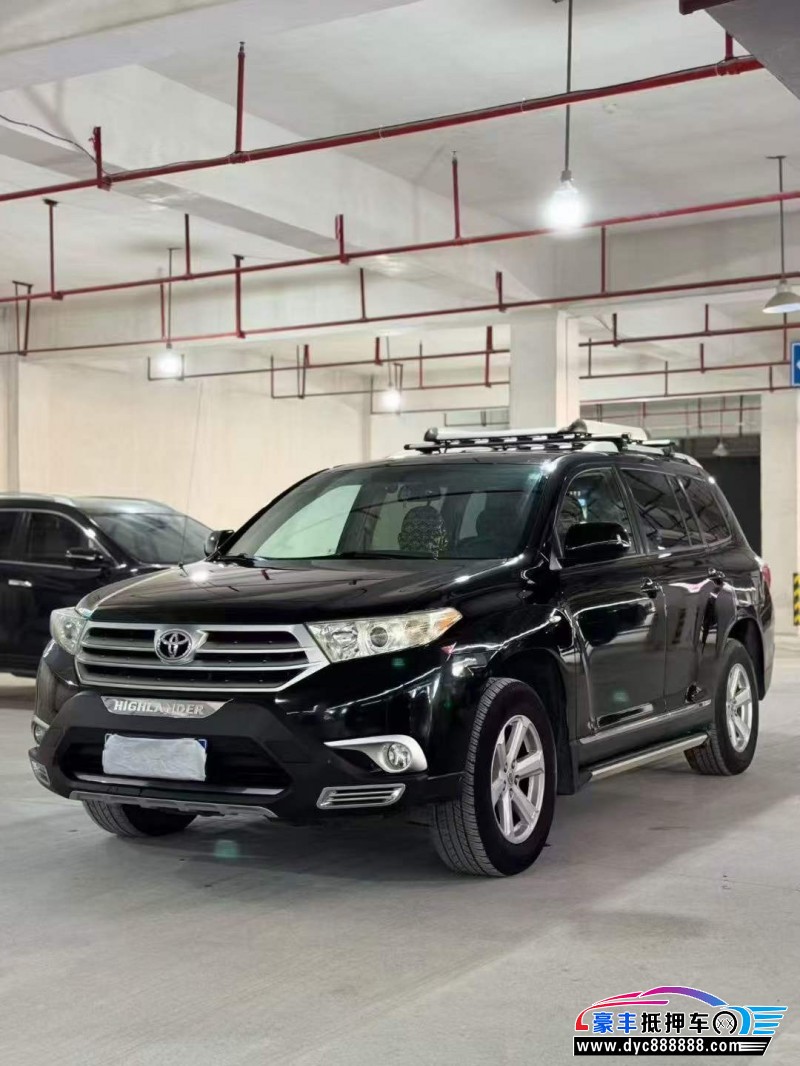 15年丰田汉兰达轿车抵押车出售