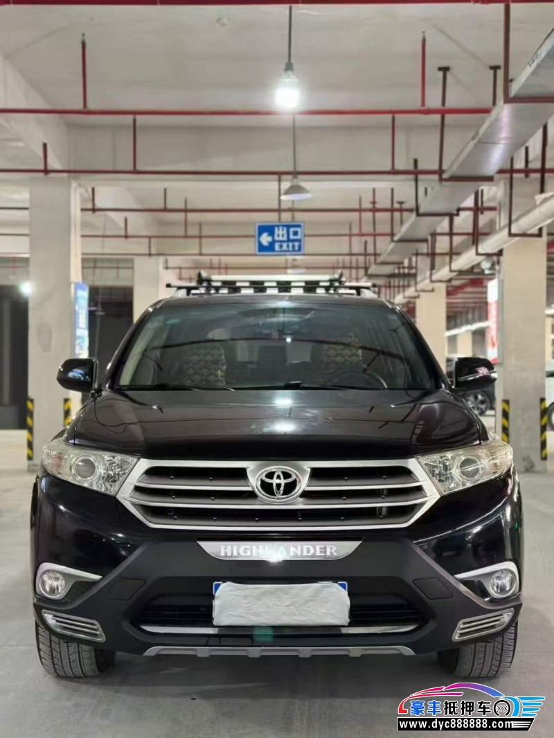 抵押车出售15年丰田汉兰达轿车