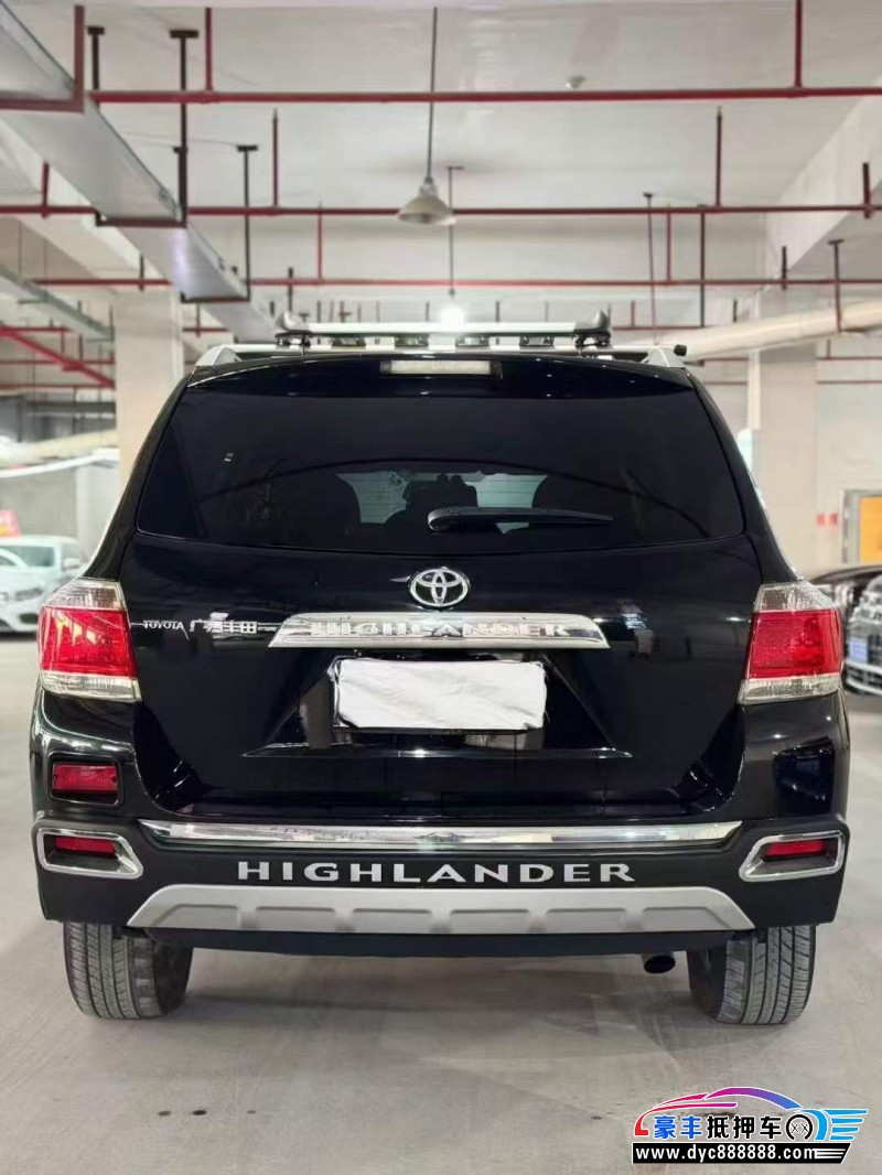 15年丰田汉兰达轿车抵押车出售