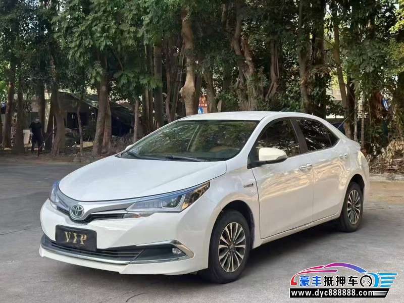 17年丰田卡罗拉轿车抵押车出售