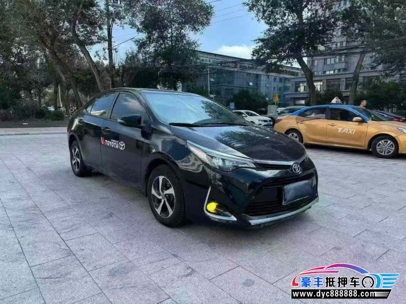 19年丰田雷凌轿车抵押车出售