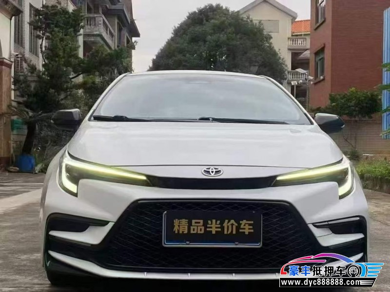 23年丰田雷凌轿车抵押车出售