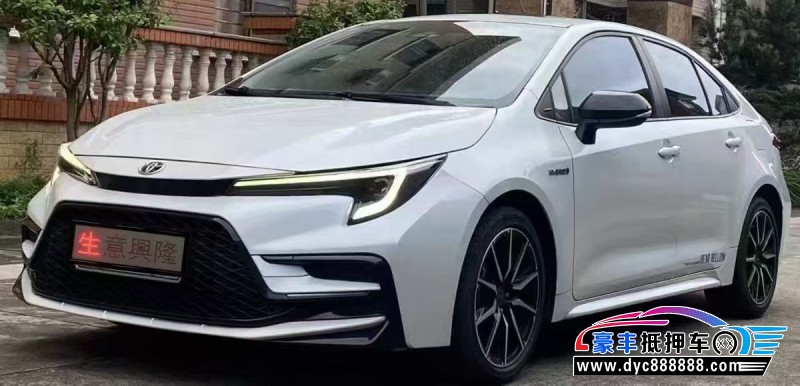 23年丰田雷凌轿车抵押车出售