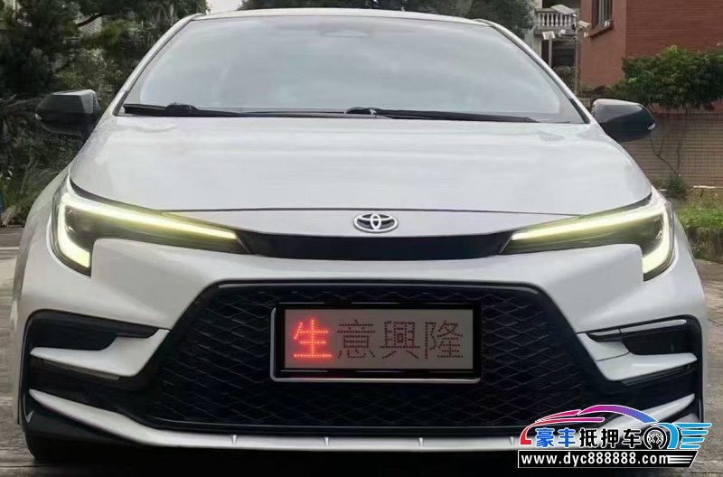 抵押车出售23年丰田雷凌轿车