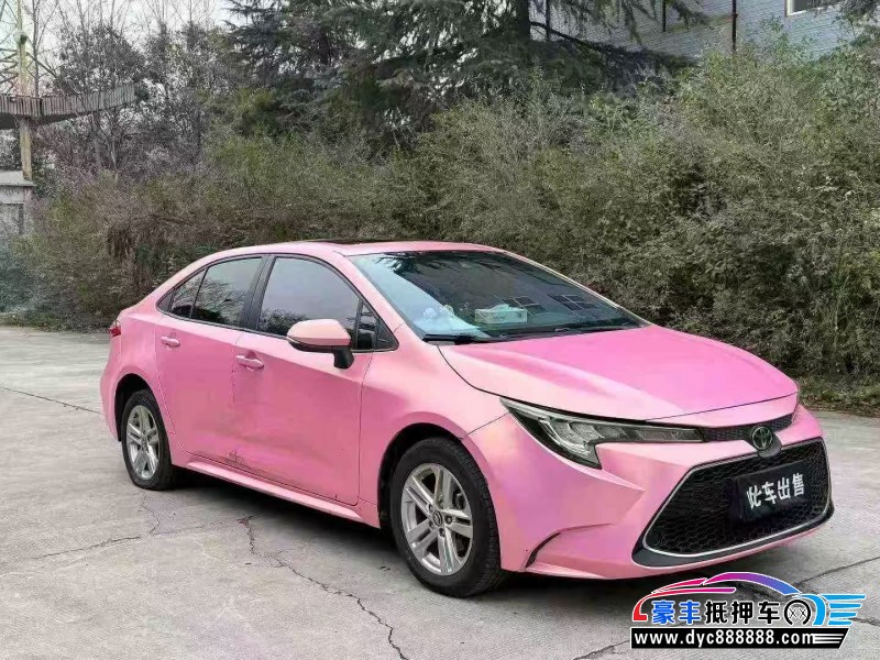 19年丰田雷凌轿车抵押车出售