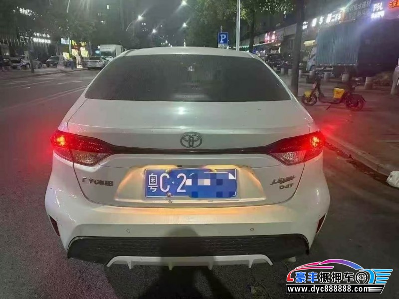 23年丰田雷凌轿车抵押车出售